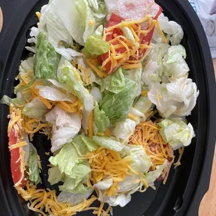 Chicken salad with no chicken and really no lettuce either