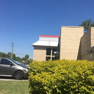 outside
