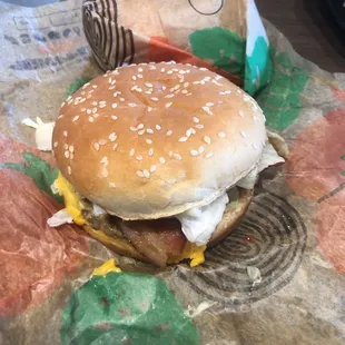 Two whopper Jr $5.00