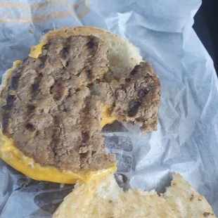 Odered bacon cheese burger called spoke to Marie went back she replaced the whole meal .Thanks Marie