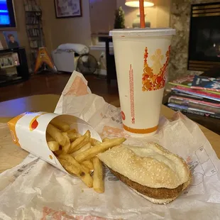 Original Chicken Sandwich Meal delivered by DoorDash.