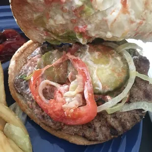 burgers, burger, food