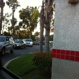 And the drive thru for the 88 cent Burgers