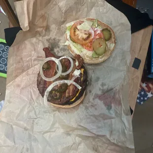 Texas Double Whopper with impossible