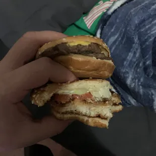 $2 double cheeseburger vs the $5&apos;dollar A large crate spicy chicken sandwich