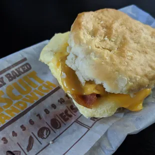 Sausage, Egg &amp; Cheese Biscuit for $3.29.