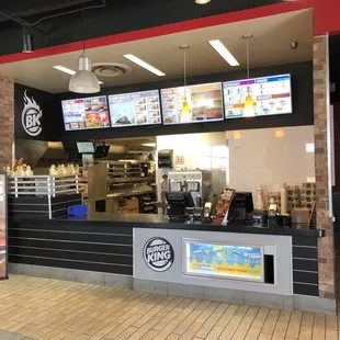 the inside of the restaurant