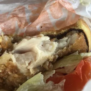 Chicken sandwich not cooked all the way
