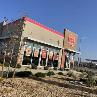 the front of the restaurant