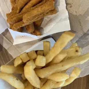 9 pc. Chicken Fries &amp; Large Fries