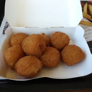 Bacon cheddar tots? You don&apos;t look like your picture.