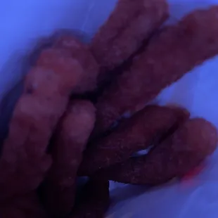 The sour salty chiken fries.