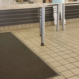 Customer ordering their food and Burger King Representative.