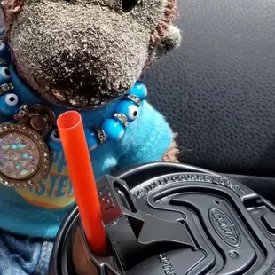 Big Boi having a large blk coffee after G&apos;s birthday party last night