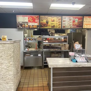 the inside of the restaurant