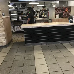 Workers standing around not working