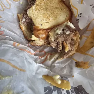 My sandwich spit out..yuck