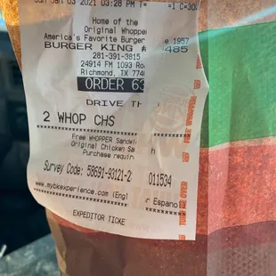 Our &quot;receipt&quot;