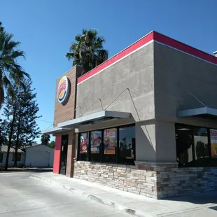 outside