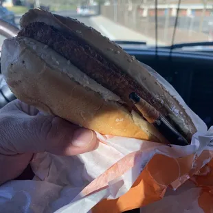Pencil in my sandwich