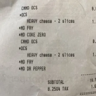 I had even stated OUT LOUD that I wanted a whopper and the receipt still shows an Original Chicken Sandwich