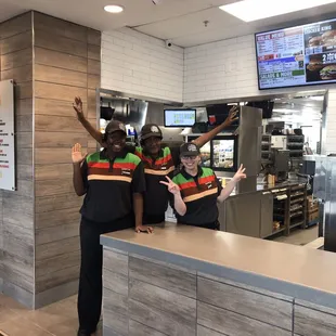 The staff working here are great