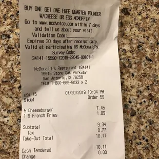 10:04 pm at McDonald's after spending time with Burger King  corporate