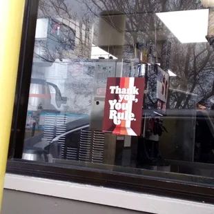 Drive thru window