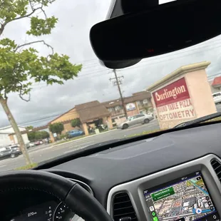 outside