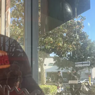 You can see all the homeless in front of