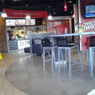 the inside of the restaurant