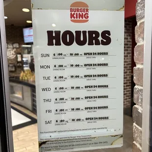 Incorrect hours