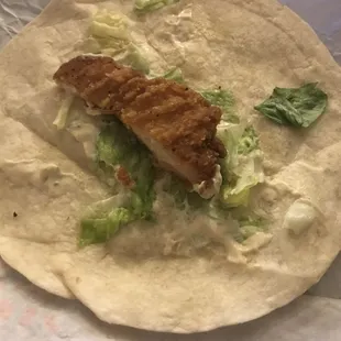 Crispy wrap (Classic) (no tomatoes)