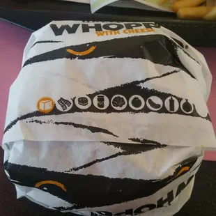 Halloween burger