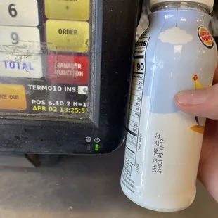 Expired milk