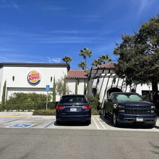 Entrance from parking lot