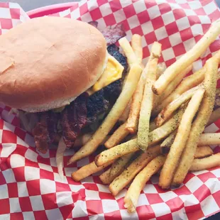 Mushroom Cheese Burger