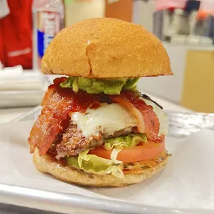 California Lounge with American Cheese and Caramelized Onions