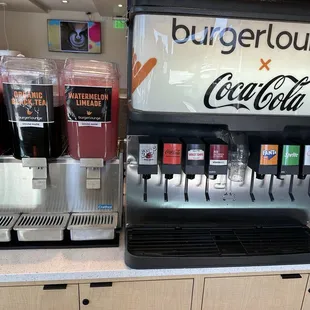 Beverage options.  Doesn't have the same wide selection of craft sodas as the Marina Del Rey location