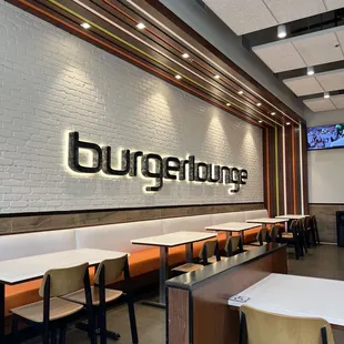 the interior of the restaurant