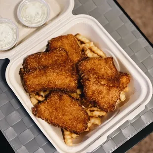 Cod Fish and Chips - 5 piece!