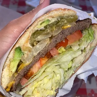 Ortega Burger w/Avocado