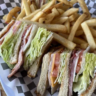 #7. Club Sandwich Mania always nice.  We always ask no Salt on fries. Delicious.