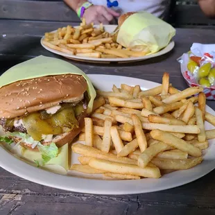 Ortega burger combo