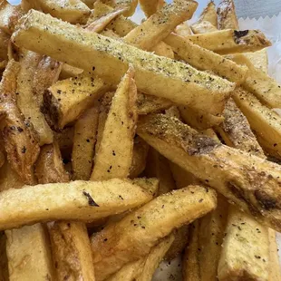 Fresh natural cut fries ... crispy outside soft inside - the way they should be