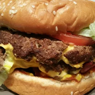 Burger Me (Brusly, LA) - here's the double turkey bacon cheeseburger.