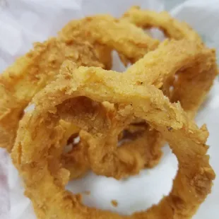 The bodacious onion rings - so tasty!