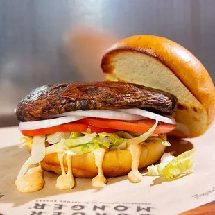 Vegetarian Portobello Burger