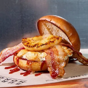Grilled Chicken Sandwich with Grilled Pineapple and Bacon. - Best Chicken Sandwich in Tampa Bay