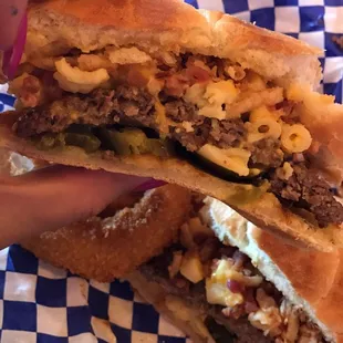 Mac and Cheese Burger